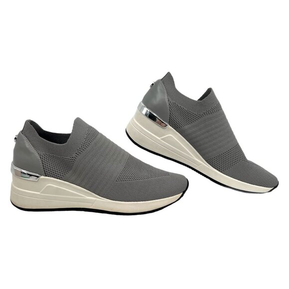 Steve Madden Gray Mykala Knit Slip-On Sneakers | Size 9 - Picture 1 of 9